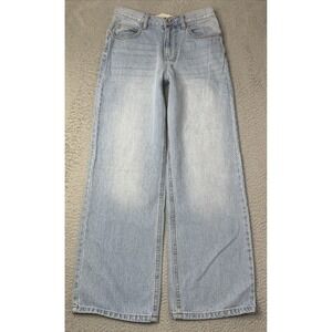 Urban Outfitters BDG Jeans Mens Size 28/30 Nitro Fit Baggy Light Wash Logo Jeans